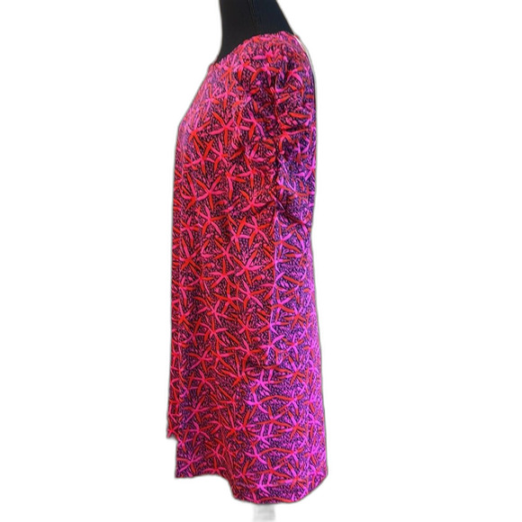 Lilly Pulitzer Steffie Dress in Passion Fruit Pink Star size XLarge NWT - Picture 7 of 12